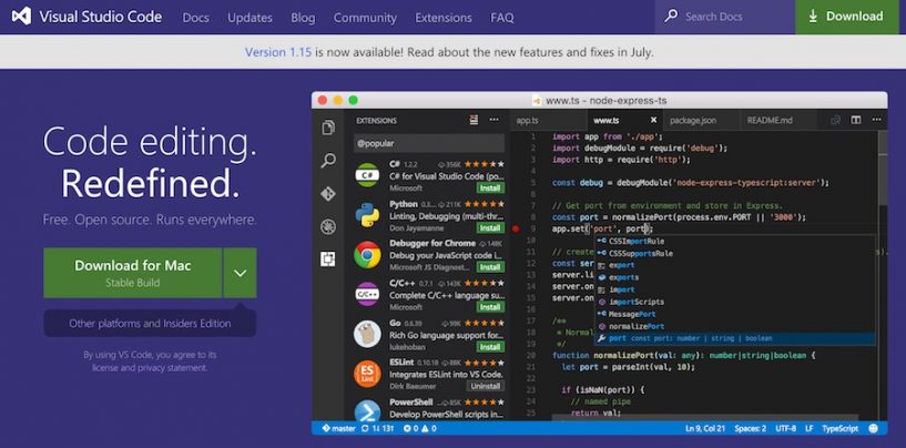 Command Line per Visual Studio Code su macOS